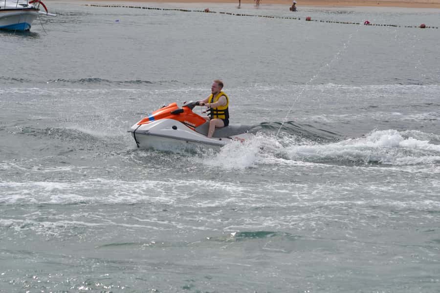 Triple Package Self Drive Jet Ski, Banana & Parasailing - The banana boat or donut boat ride