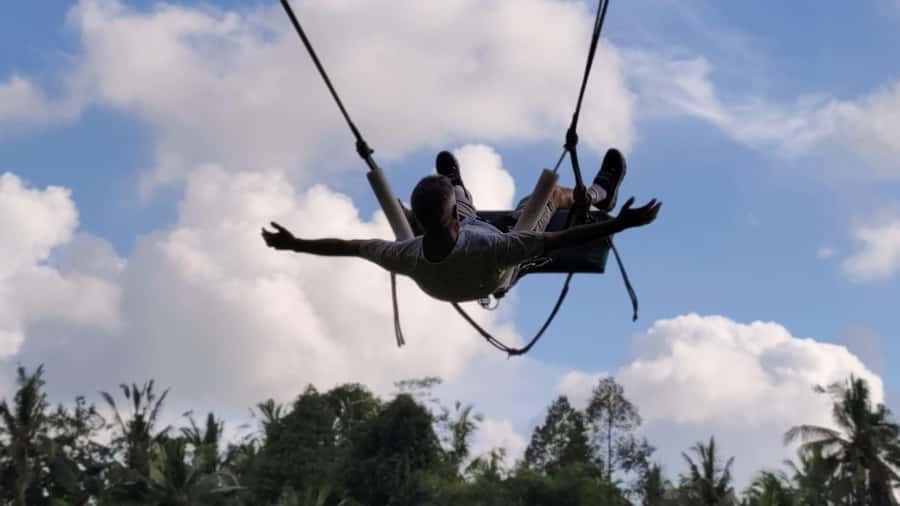 Ubud Zipline & Watersport (Jetski, Parasailing, BananaBoat) - Moving between the coast and Ubud