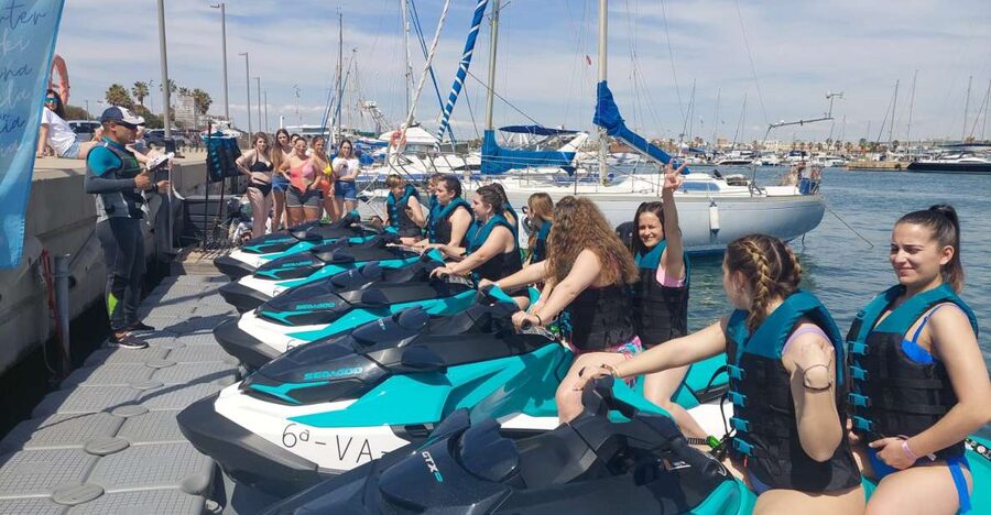 Valencia: Jetski experience with Guide - A fast start at Valencia’s North Marina