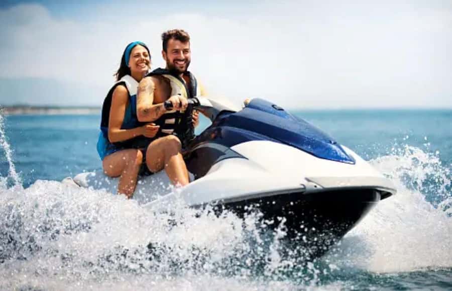 Zanzibar jetski Adventure Tour - Riding from Kendwa Beach